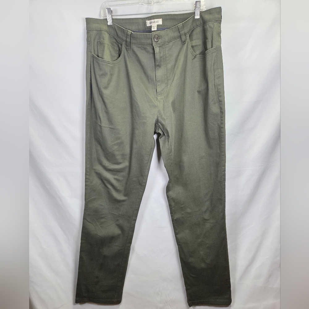 Goodthreads Men's Green Athletic Khaki Pants 38Wx34L